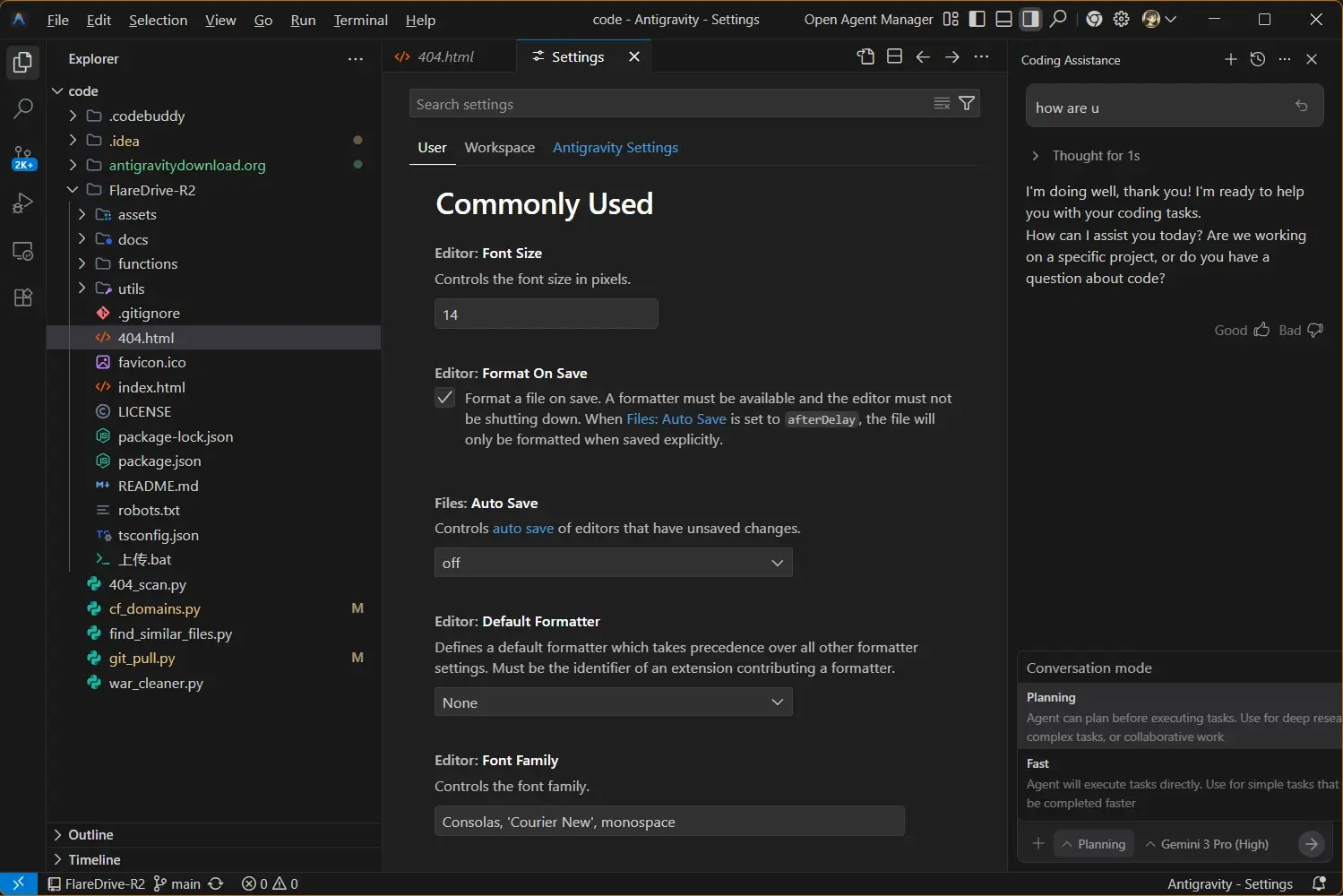 Antigravity IDE panel used to review a small agent task before trusting a skill